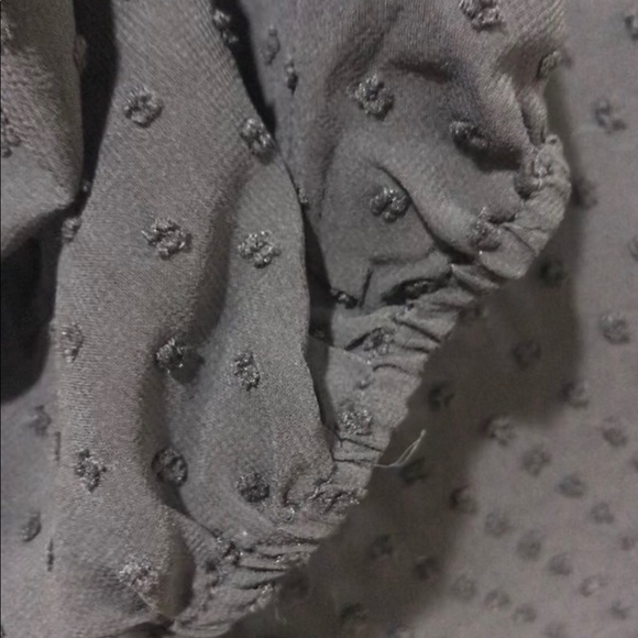 Gibson Top Women 2XL Black Pullover Swiss Dot Smock Victorian Sheer Whimsigoth - Picture 11 of 12